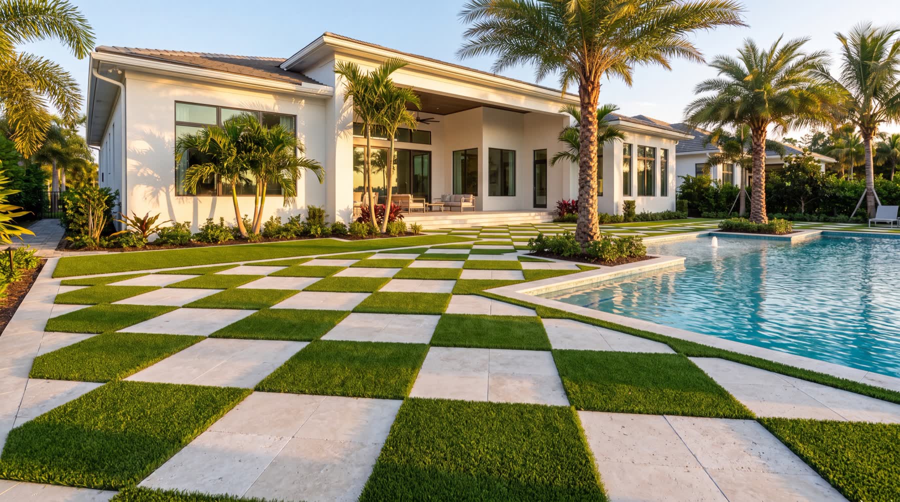 Paver patios installed by Groundworks in Brevard County