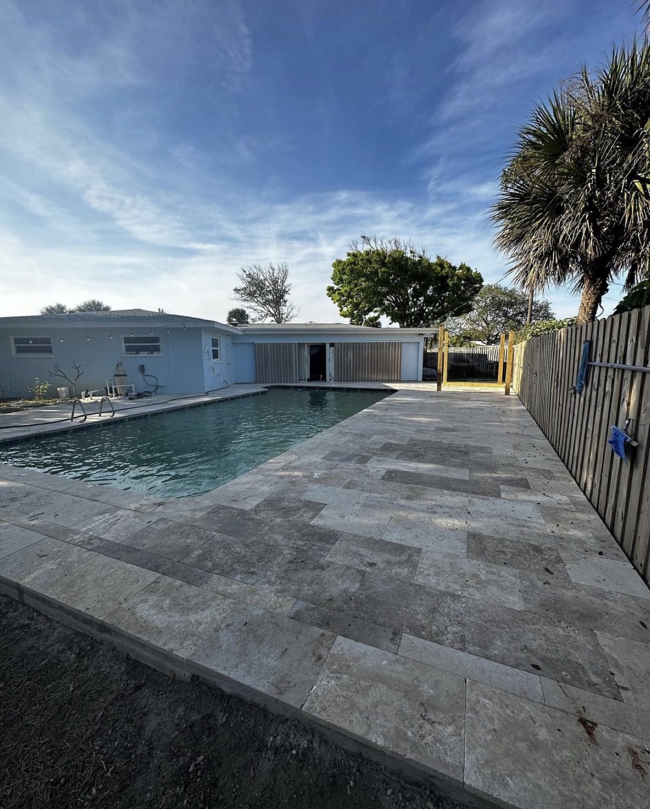 Completed paver and turf installation by Groundworks, Brevard County