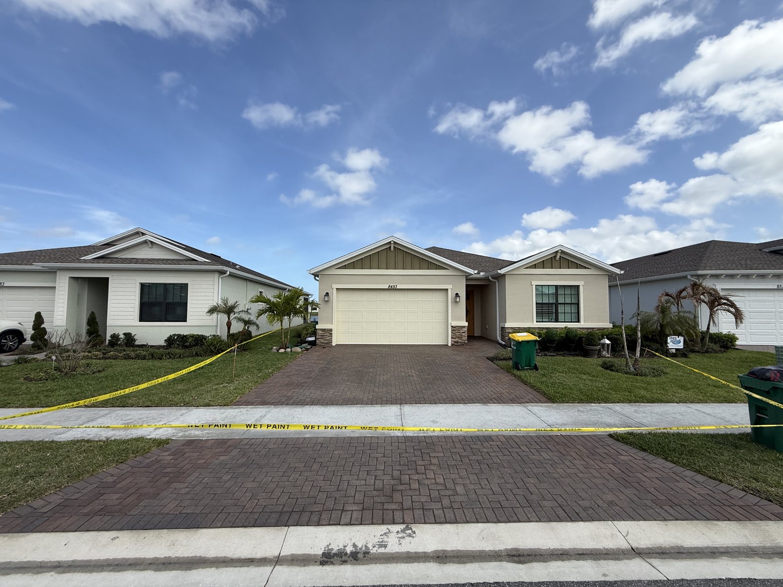 Paver surface cleaned and sealed by Groundworks, Brevard County