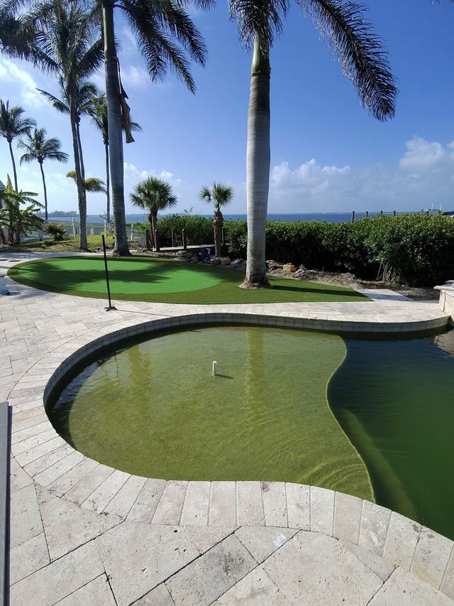 Completed paver and turf installation by Groundworks, Brevard County