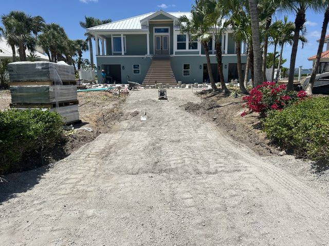 Completed paver and turf installation by Groundworks, Brevard County